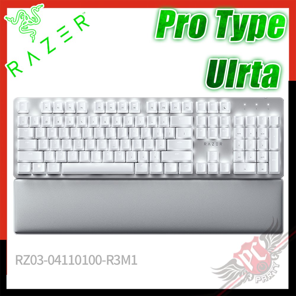[ PCPARTY ]雷蛇 RAZER Pro Type Ultra 三模 人體工學 商務機械式鍵盤 黃軸中文