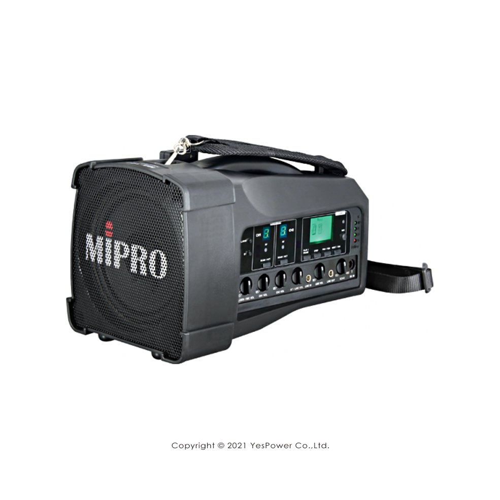 ＊來電最低價，送背包＊MA-100D MIPRO 雙頻道迷你無線喊話器