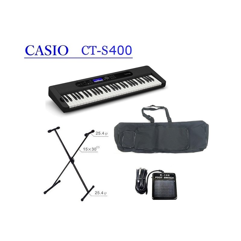 全新卡西歐 公司貨 CASIO 電子琴 CT-S400 CTS400 61鍵電子琴 贈配件