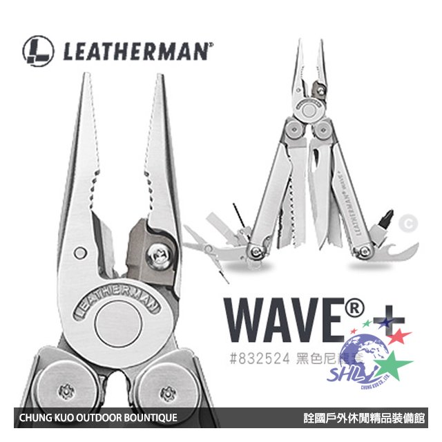 【詮國】 Leatherman Wave Plus 工具鉗/易單手掌握/25年保固/832524