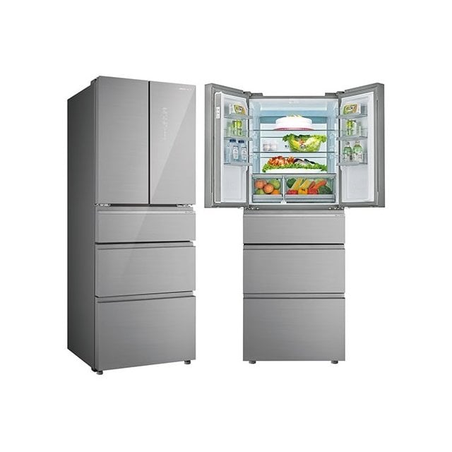 【SANLUX/三洋】 420L 五門對開上冷藏下冷凍雙抽屜變頻電冰箱 SR-C420EVGF ★可申請貨物稅