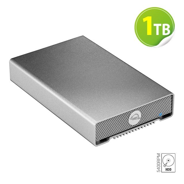 1TB (5400轉) OWC Mercury Elite Pro Mini USB 3.2 Gen2 2.5吋SATA硬碟外接盒