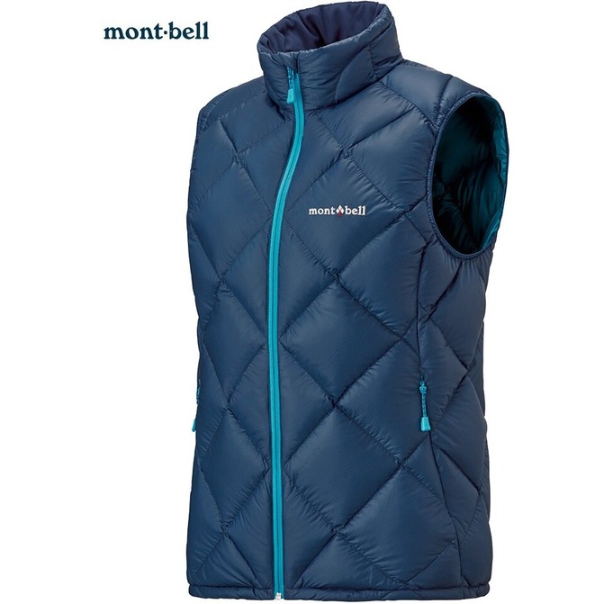 ├登山樂┤日本 mont-bell Light Alpine 800FP鵝絨 羽絨背心 女款 # 1101537PUID 純靛藍