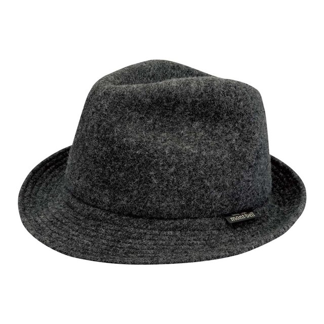 ├登山樂┤日本 mont-bell Felt Short Brim Hat 羊毛帽 岩灰 # 2108176HCH