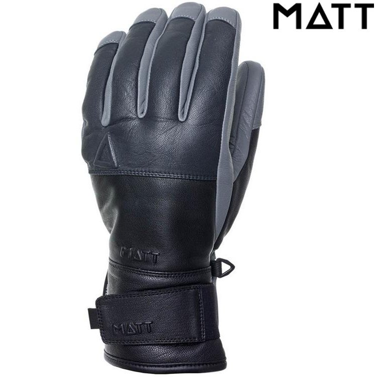 MATT Montarto Tootex Gloves 男款皮革化纖保暖防水手套 3227 Negro黑色
