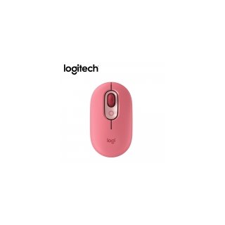 【Logitech 羅技】POP Mouse 無線藍芽滑鼠/ 魅力桃