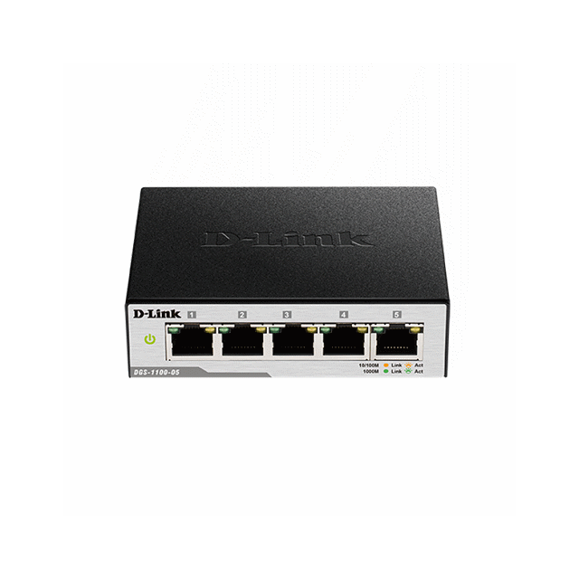 3c91/DGS-1100-05V2/D-Link/ 簡易網管型交換器5埠Gigabit Switch