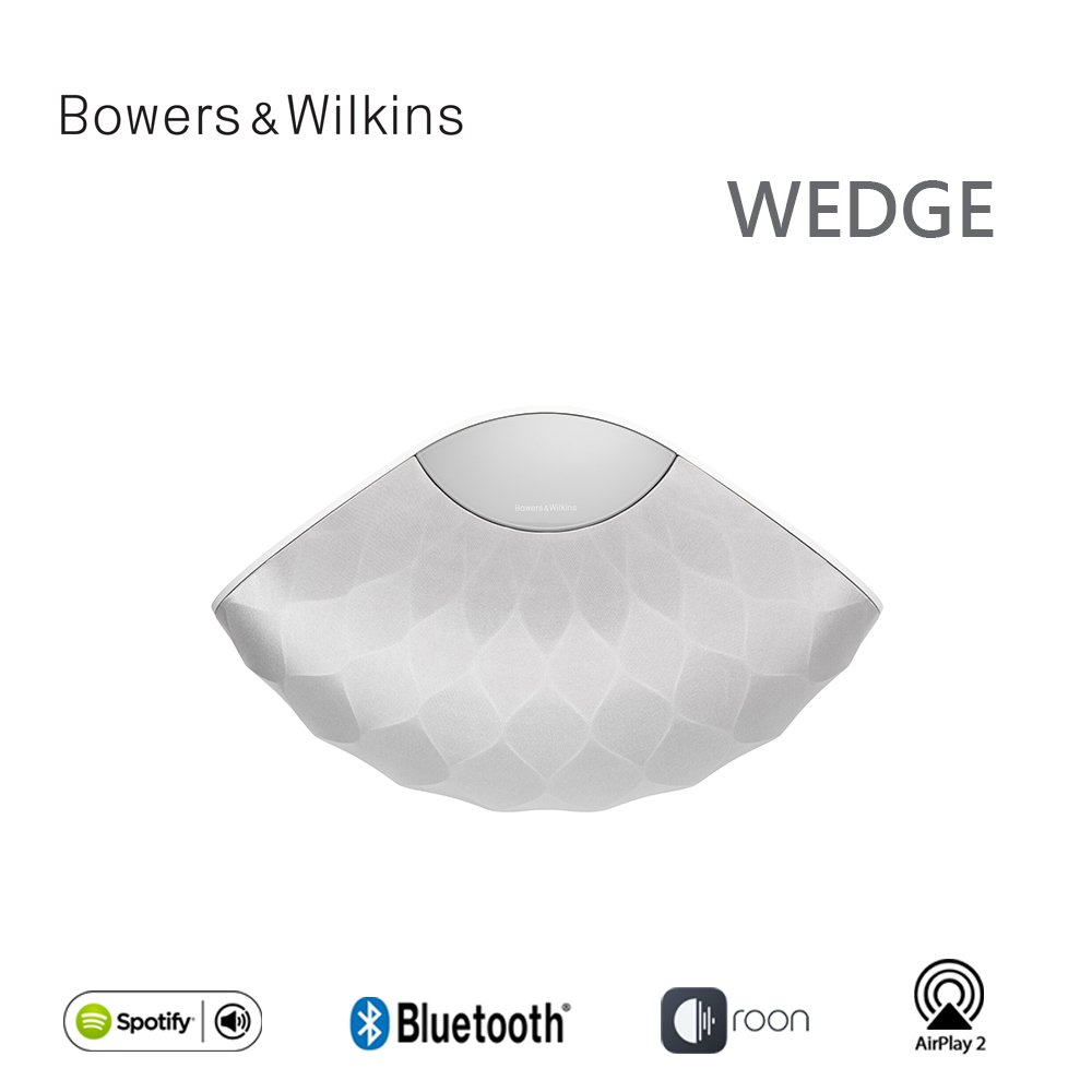 英國 Bowers &amp; Wilkins Formation Wedge 無線串流喇叭【銀色】