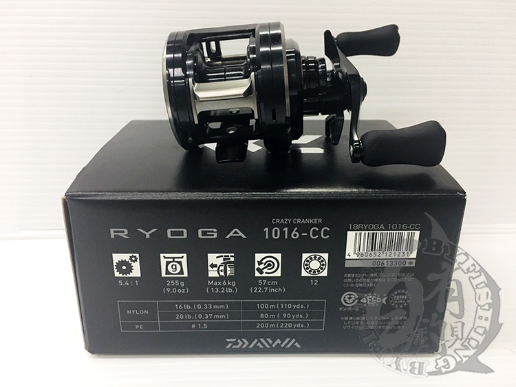 ◎百有釣具◎DAIWA RYOGA 雙軸鼓式捲線器 高剛性金屬機身~1016-CC(121231)右手~ 公司貨 日本製