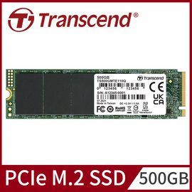 Transcend 創見MTE110Q 500GB M.2 2280 PCIe Gen3x4 SSD固態硬碟