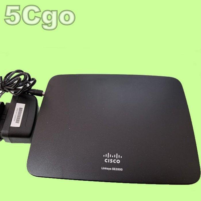 5Cgo【權宇】九成新Cisco Linksys SE2800 8口1000M Gigabit Switch集線器 含稅
