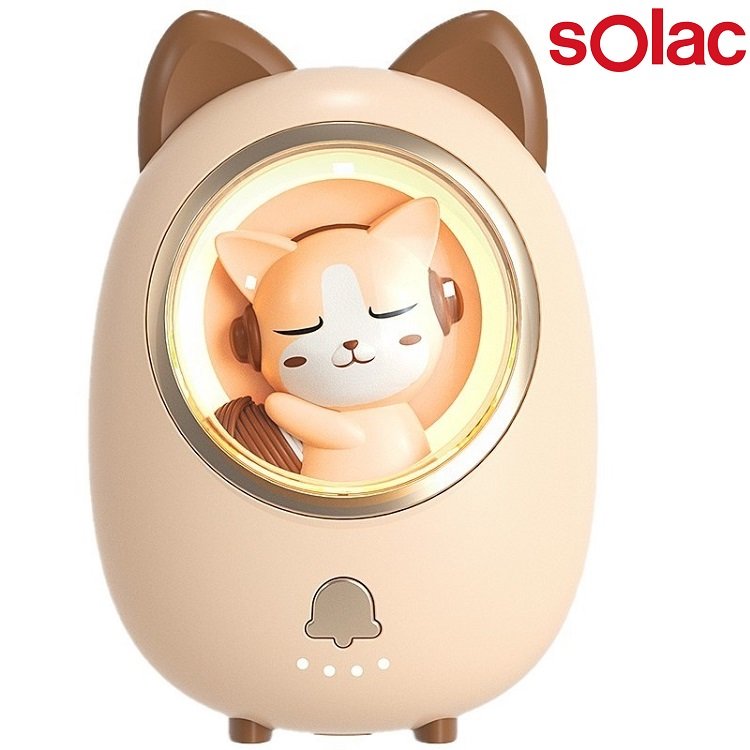 Solac 星寵充電式暖暖包/懷爐/暖蛋/暖手寶 貓咪款 SWL-I03Y