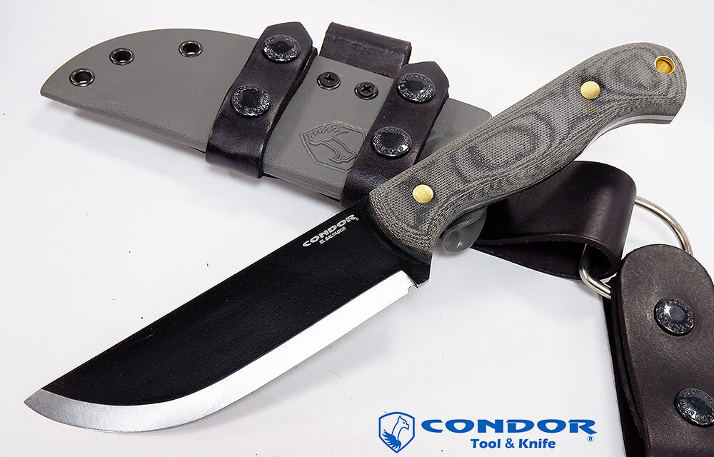 CONDOR SBK KNIFE電木柄1075鋼黑刃5.28〞直刀-CONDOR CTK3940-5.28HC