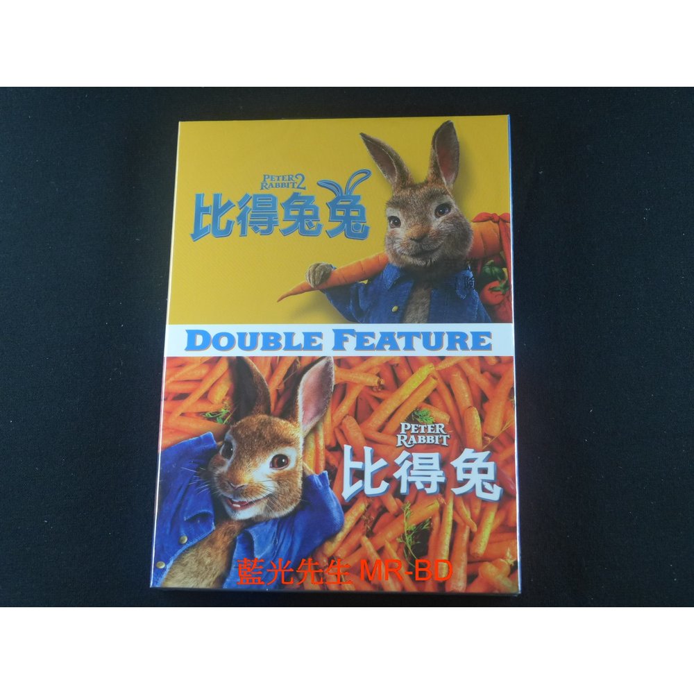 [藍光先生DVD] 比得兔 1+2 雙碟套裝 Peter Rabbit ( 得利正版 ) - 比得兔兔