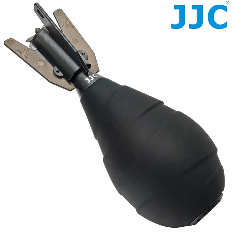 又敗家@JJC可站立火箭型強風吹氣球CL-ABR BLACK清潔空氣吹球(矽膠柔軟好按壓;含過濾網/風扇)相機鏡頭濾鏡清潔球