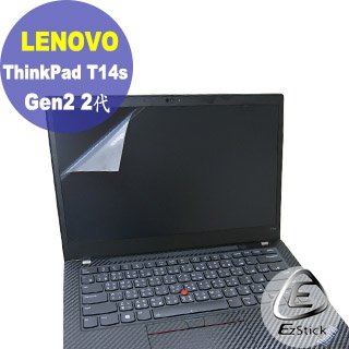【Ezstick】Lenovo ThinkPad T14s Gen2 靜電式筆電LCD液晶螢幕貼 (可選鏡面或霧面)