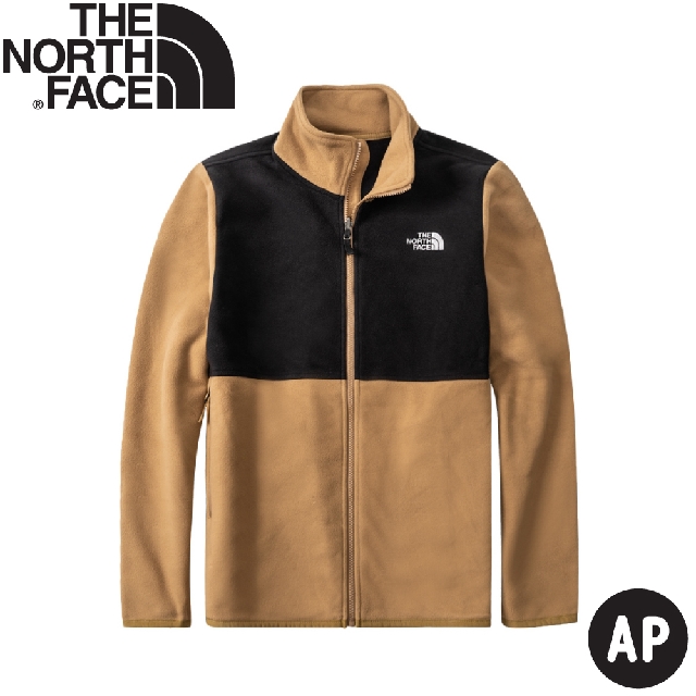 【The North Face 男 TKA200 ZIP-IN可套式刷毛保暖外套 AP《褐》】4NA3/刷毛外套/立領外套