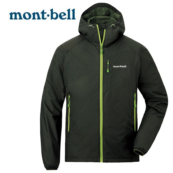 【Mont-bell 日本】Light Shell Parka 風衣外套 男 深橄綠 (1106645)｜機能運動外套