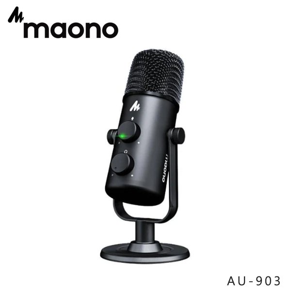 EGE 一番購】Maono【AU-903｜Type-C】USB麥克風 監聽孔設計【公司貨】