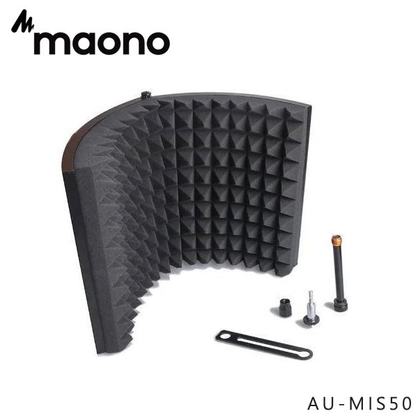 EGE 一番購】Maono【AU-MIS50】麥克風隔離罩 人聲錄音吸音面板【公司貨】