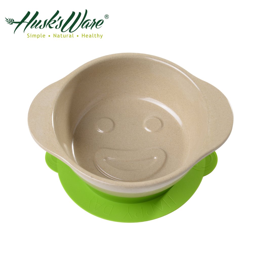 本月促銷~美國Husk’s ware 稻殼天然無毒環保兒童微笑餐碗