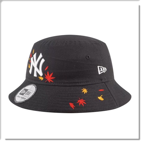 【ANGEL NEW ERA】NEW ERA MLB 漁夫帽 NY 紐約 洋基 秋季 楓葉 經典黑 休閒 少量 穿搭