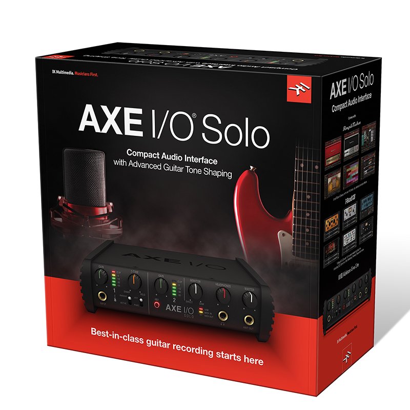 《民風樂府》IK Multimedia AXE I/O Solo 高階USB錄音介面 專為吉他手設計 也為麥克風及其他樂器提供頂級音質