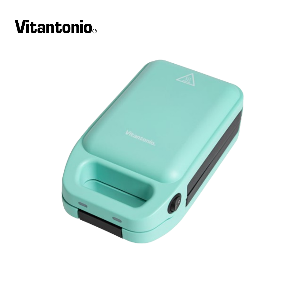【Vitantonio】Vitantonio 厚燒熱壓三明治機 (湖綠)