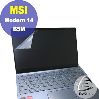 【Ezstick】MSI Modern 14 B5M B11MOU 靜電式筆電LCD液晶螢幕貼 (可選鏡面或霧面)