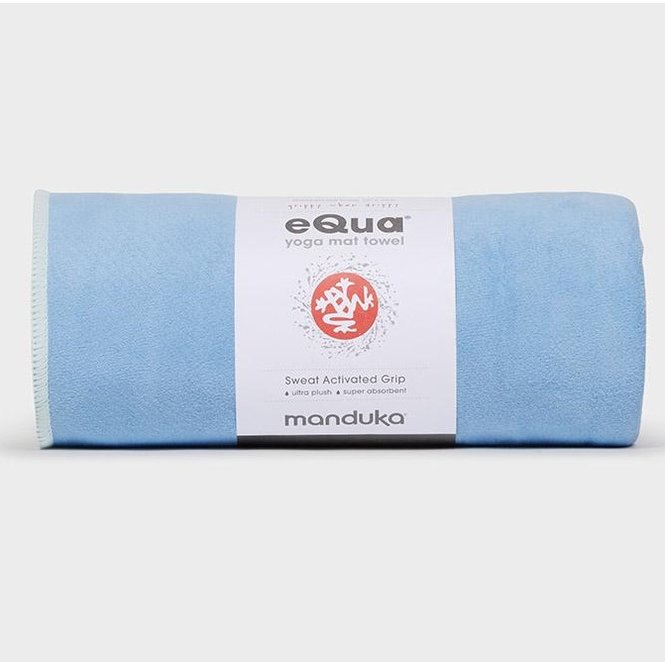 Manduka eQua Mat Towel 瑜珈鋪巾 Clear Blue
