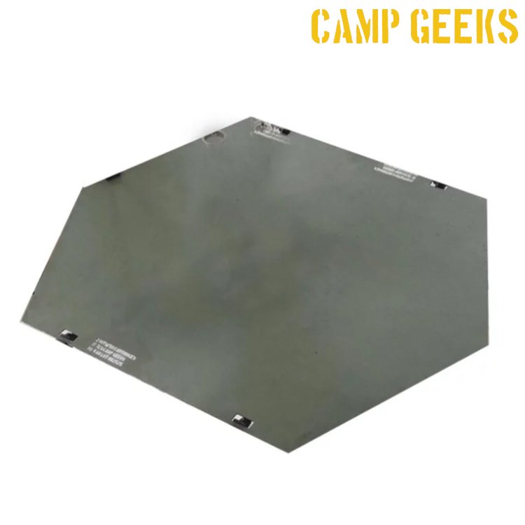 CAMP GEEKS〈Hexa-top〉Helinox M號輕量戰術桌適用桌板- 復古軍風(六角桌)