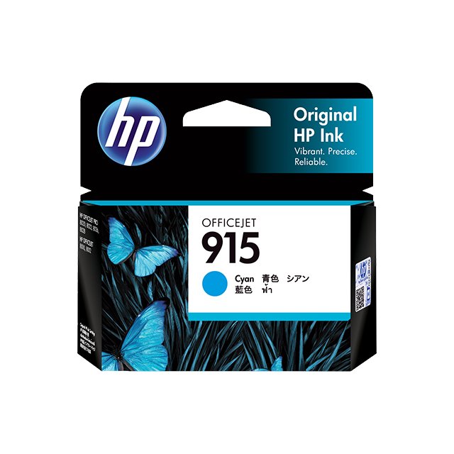 HP 915 青色原廠墨水匣(3YM15AA) 適用 OJ Pro 8010/8012/8020/8022/8028/8026 AiO