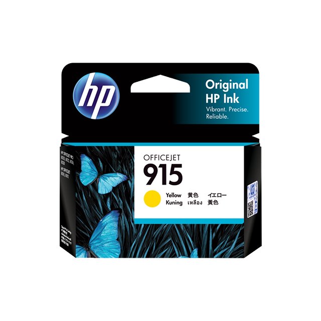 HP 915 黃色原廠墨水匣(3YM17AA) 適用 OJ Pro 8010/8012/8020/8022/8028/8026 AiO