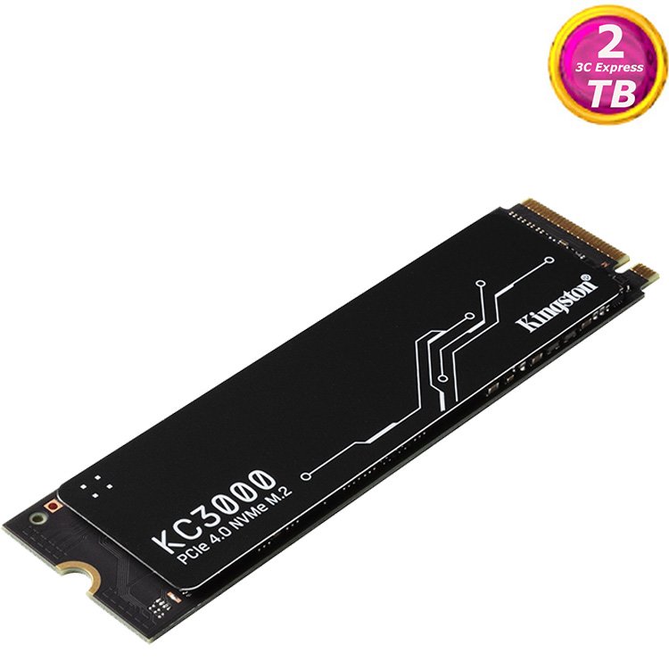 金士頓 Kingston KC3000 2TB 2048GB SKC3000D/2048G PCIE 4.0 SSD 內接固態硬碟