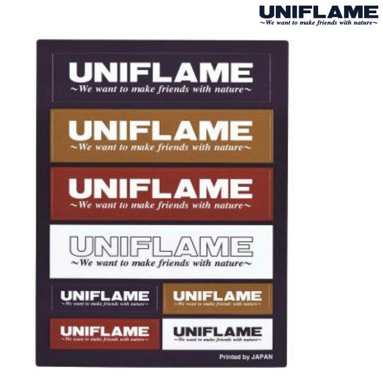 UNIFLAME 露營品牌貼紙套組 U690109
