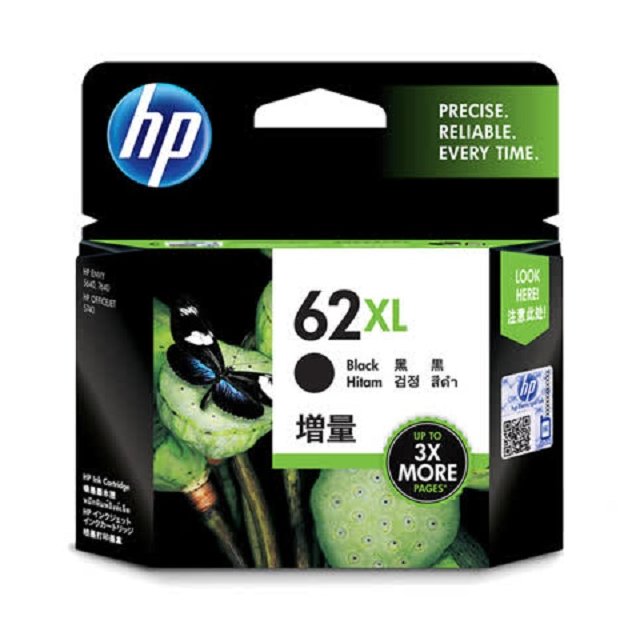 HP C2P05AA NO.62XL 原廠黑色墨水匣 適用 HP ENVY/5540/5640/5642/7640 OfficeJet/200/200c/250/5740/5742