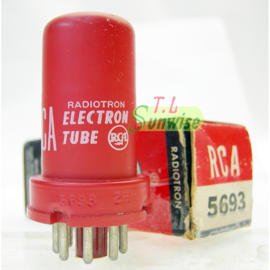 6SJ7 ︽NO:6379 美國 RCA 5693 (NIB) 真空管 同批號 紅色鐵管 ( 717A ; 6J8P ; 6J8 ; 68; 6米8 ; 6ZH8 ; 6SJ7 ; 5693 ; VT116 )