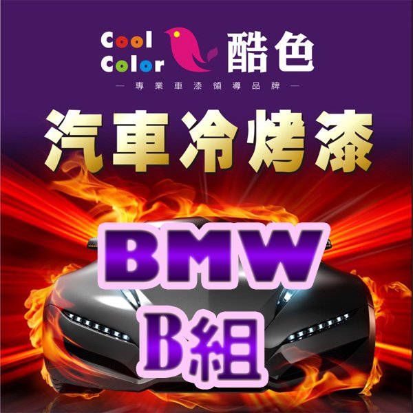 【BMW-B組】BMW 汽車冷烤漆 酷色汽車冷烤漆 BMW車款專用噴漆 德國進口塗料，400ML