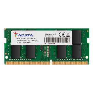 ADATA 8GB DDR4 3200 NB 筆記型記憶體(裸裝)