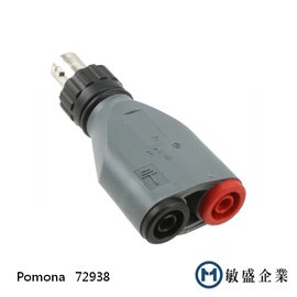 (敏盛企業) Pomona 72938 絕緣 BNC 母頭至雙 4 mm 香蕉插孔
