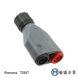 (敏盛企業) Pomona 72937 絕緣 BNC 公頭至雙 4 mm 香蕉插孔