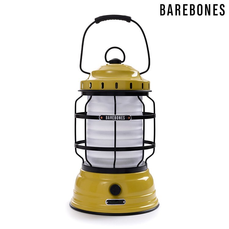 Barebones 森林提燈/露營燈/懷舊復古/戶外照明/ LED營燈 USB充電 Forest Lantern LIV-160 芥黃