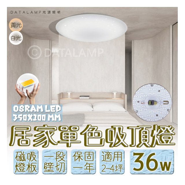 台灣現貨實體店面【阿倫燈具】(PVB97S-12)LED-12W晶耀浴室陽台燈 磁吸式燈板 PC罩 全電壓 OSRAM LED 保固一年