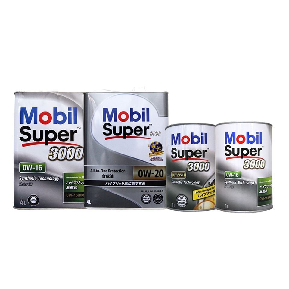 MOBIL SUPER 3000 0W16 日本原裝 鐵罐 1L