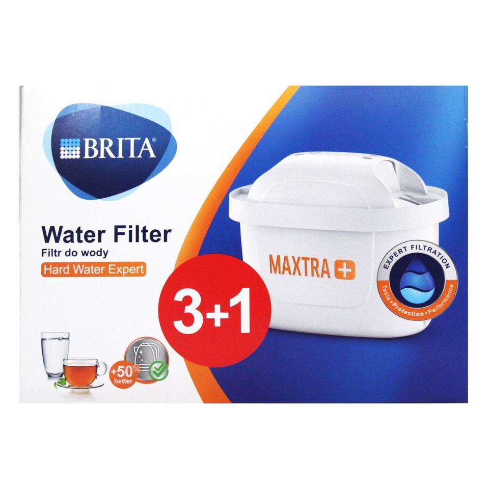 【易油網】BRITA MAXTRA+ 濾水壺專用濾芯 4入(去水垢功能)