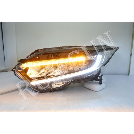 ●○RUN SUN 車燈,車材○● 全新 本田 2019 2020 21 HRV HR-V 原廠型LED黑框 大燈 方向燈 一顆 台灣製造