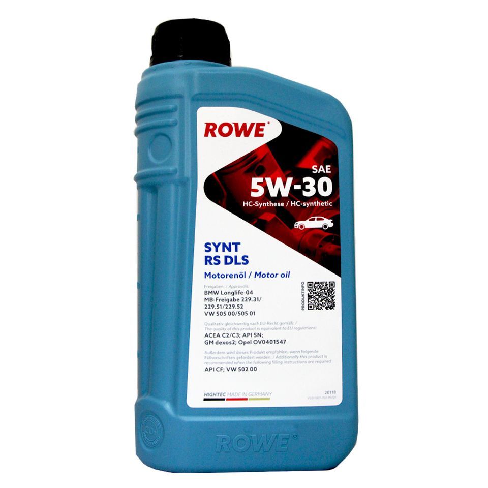 【易油網】ROWE 5W30 SYNT RS DLS 合成機油(平行輸入)