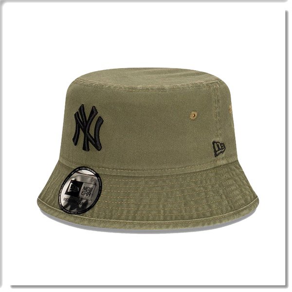 【ANGEL NEW ERA】NEW ERA MLB 紐約 洋基 NY 水洗 橄欖綠 漁夫帽 穿搭 潮流 休閒 少量