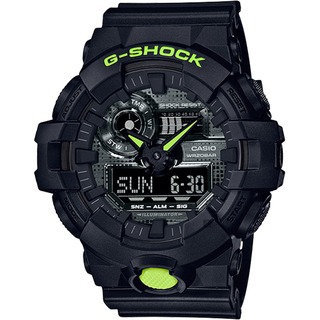 CASIO/ G-SHOCK/ 迷彩LED雙顯錶/ GA-700DC-1A