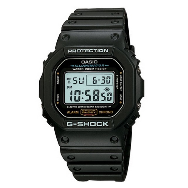 CASIO/ G-SHOCK/ 經典DW-5600系列電子腕錶/ DW-5600E-1